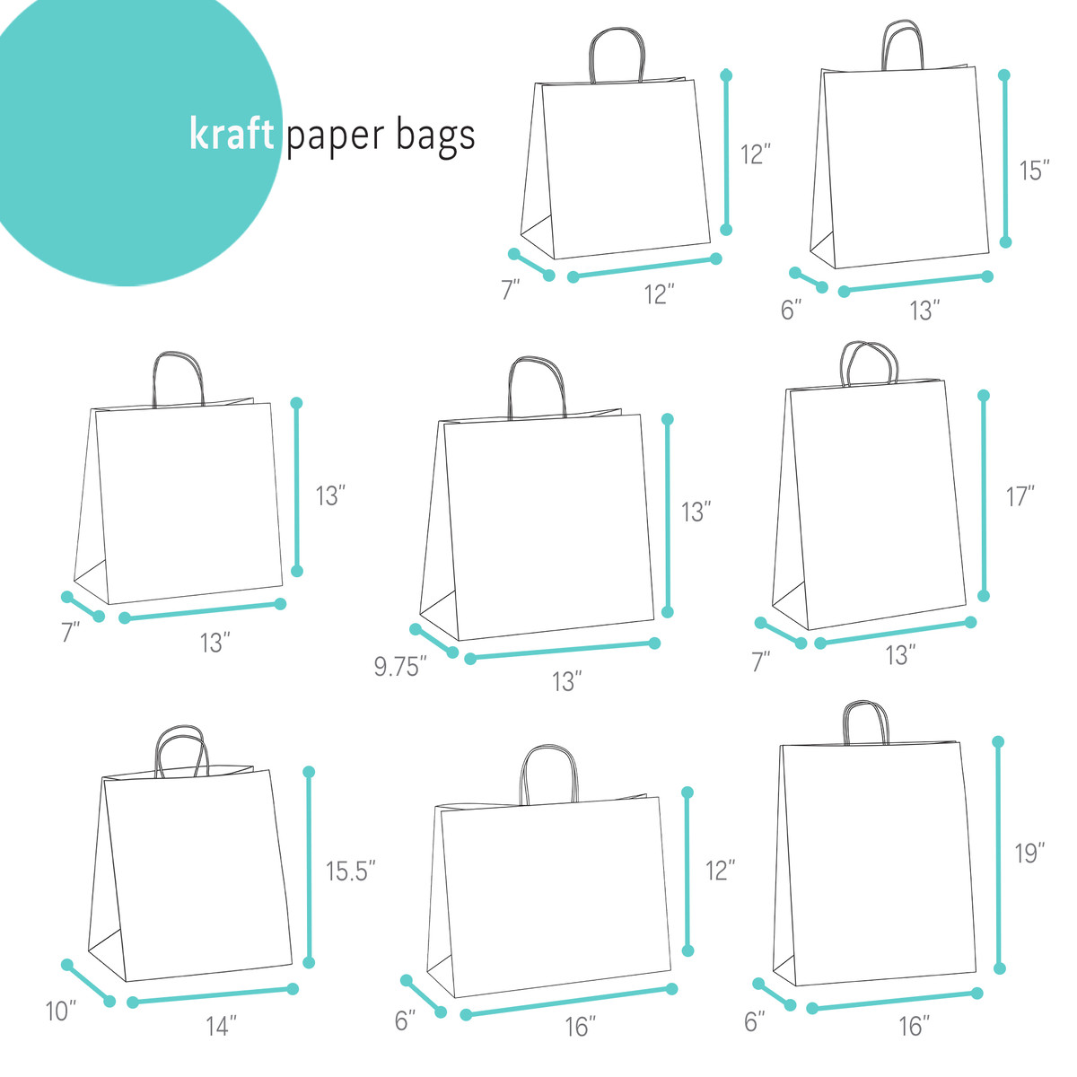 Image of Kraft Paper Bags