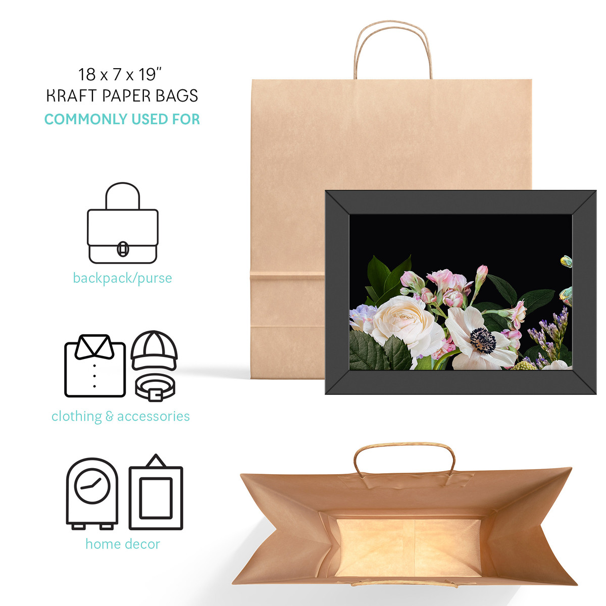 18 x 7 x 19in. 18 x 7 x 19in.