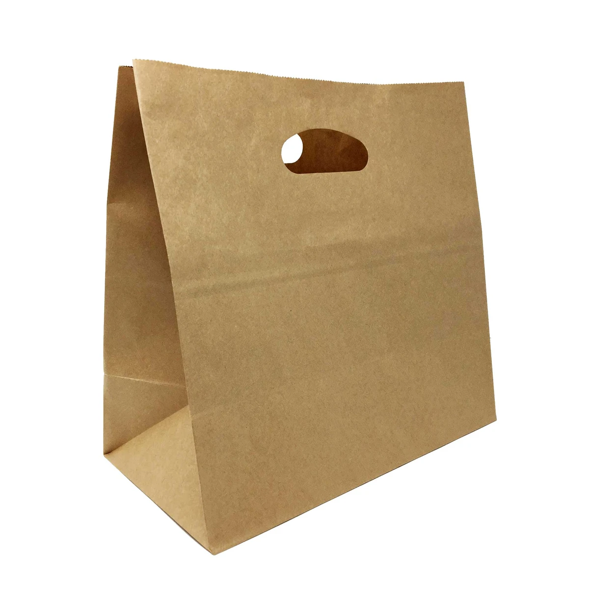 Image of Kraft Paper Bags with Die Cut Handles