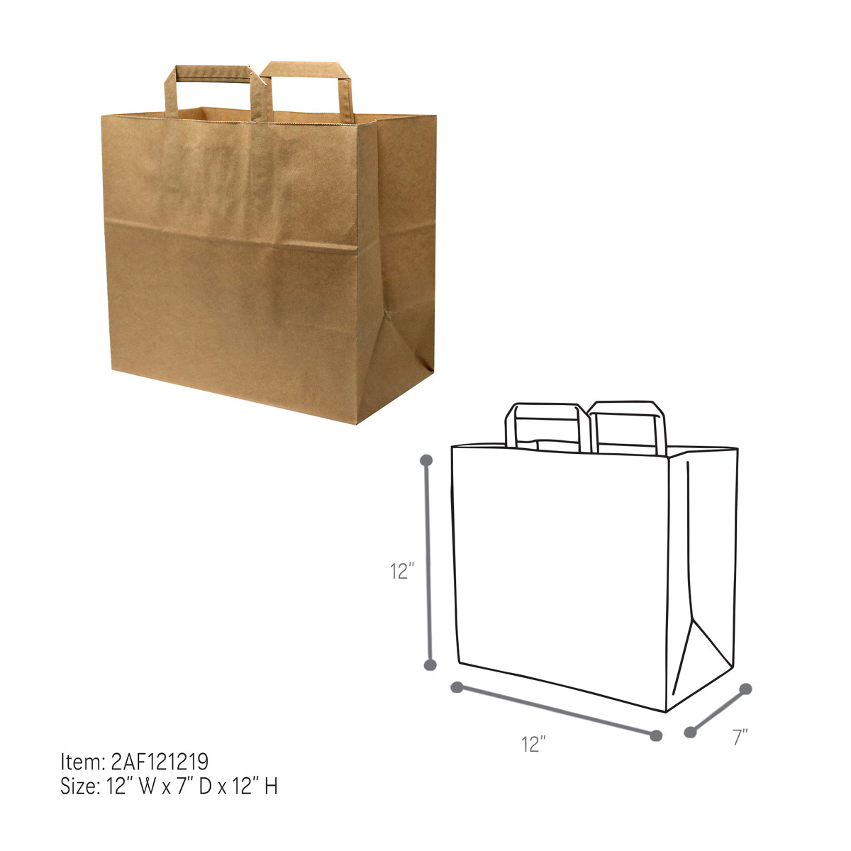 12 x 7 x 12in.