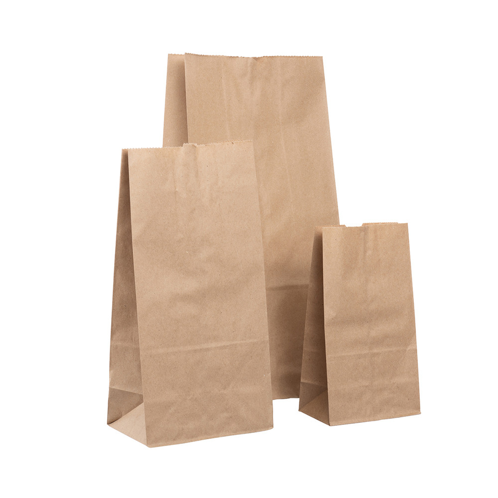 Image des sacs en papier Kraft SOS Grocery Paper Bags