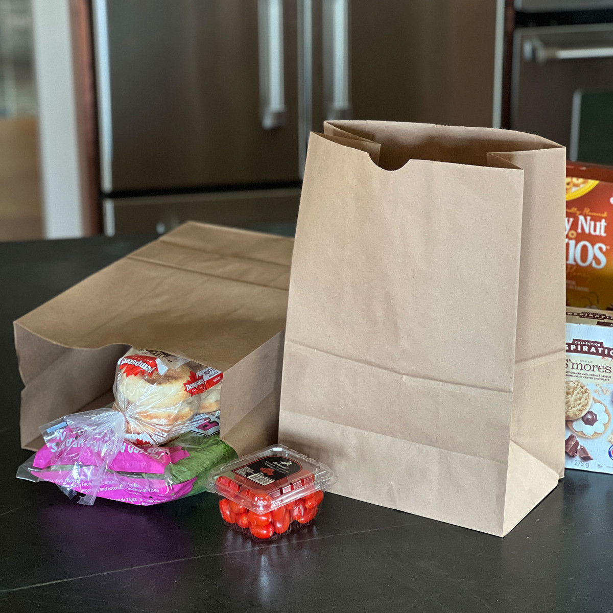 Image of Kraft SOS Grocery Paper Bags Image of Kraft SOS Grocery Paper Bags