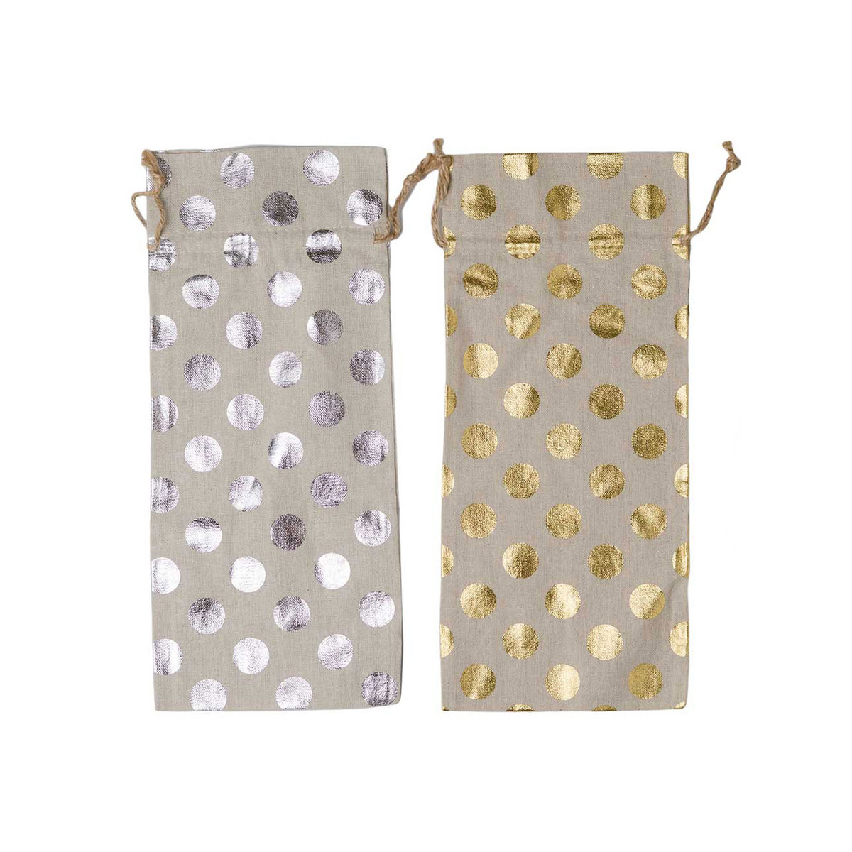 Image of Linen Wine Bags Image of Linen Wine Bags