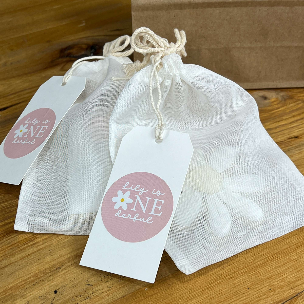 Image of Natural Muslin Pouches