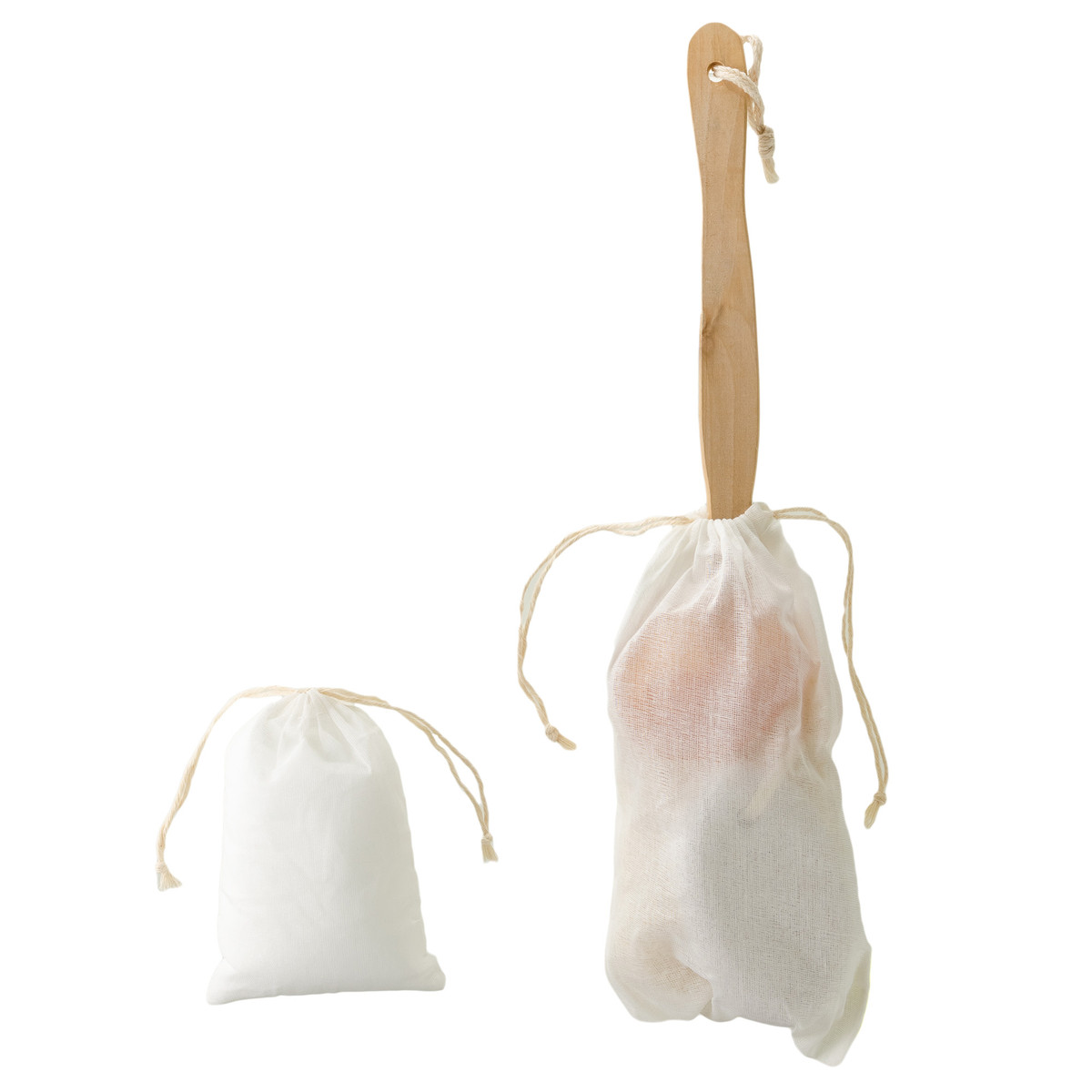 Image des pochettes en mousseline naturelle