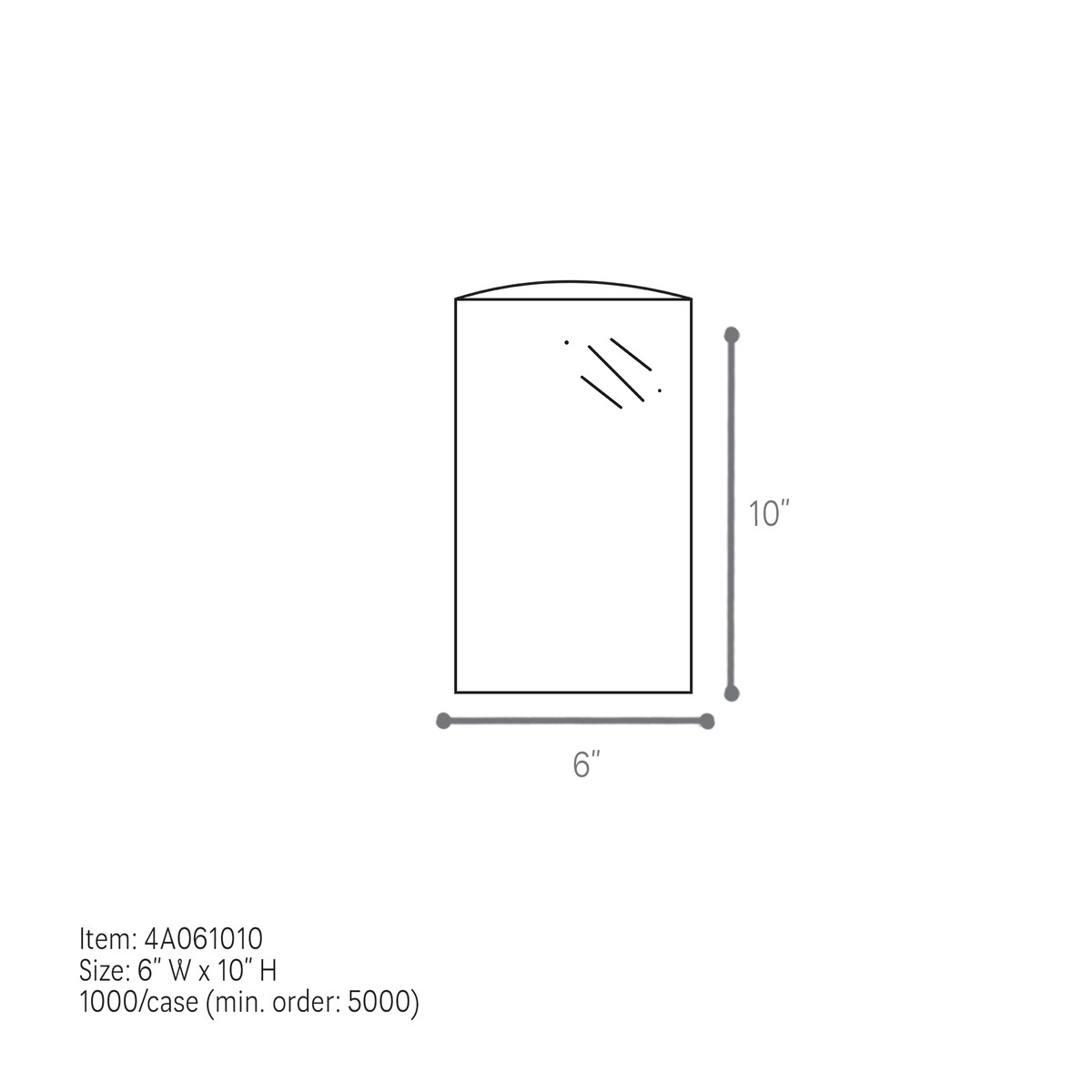 1 mil 6 x 10in. - Special Order