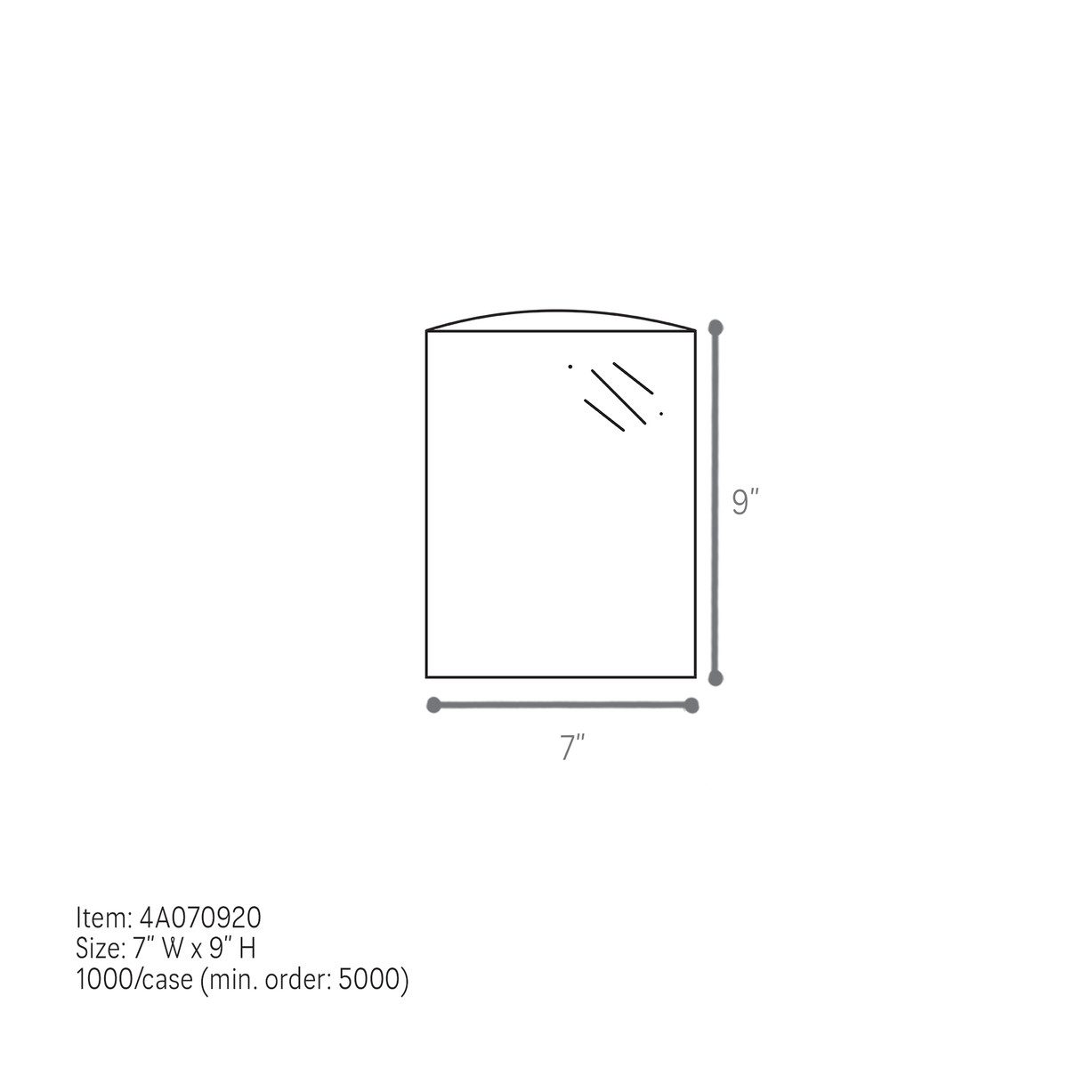 2 mil 7 x 9in. - Special Order