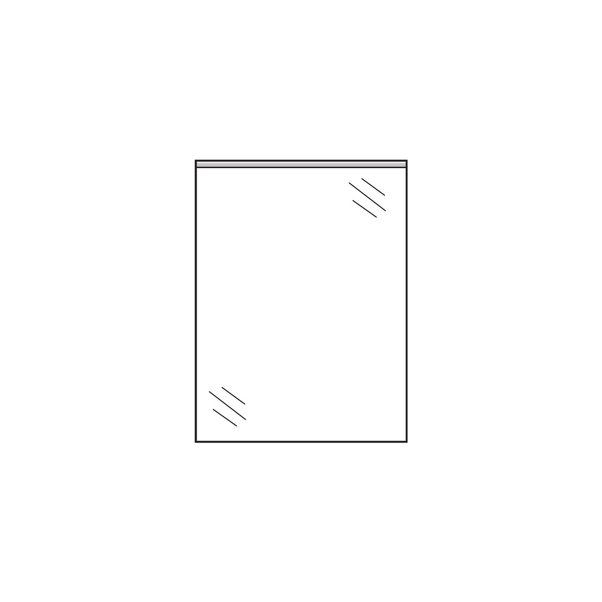 6 x 8in.