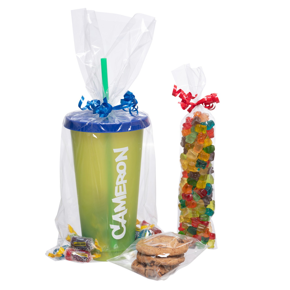 Image of Clear Candy & Basket Bags