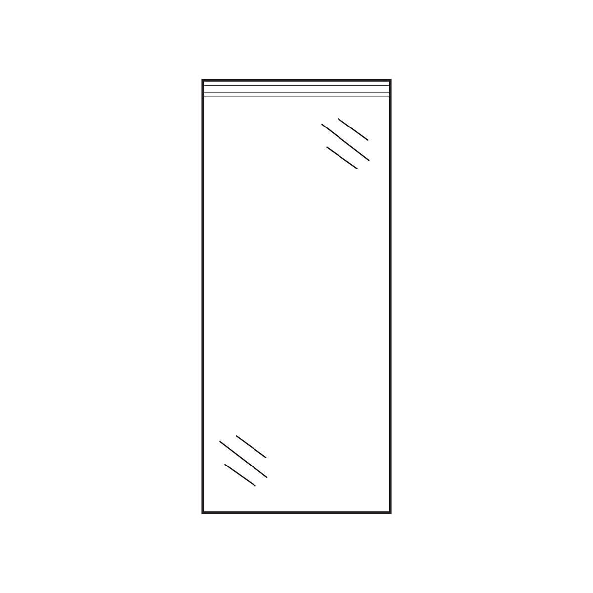 4 1/8 x 9.5in.