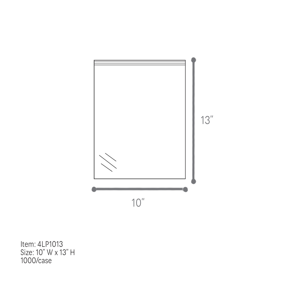 10 x 13in.