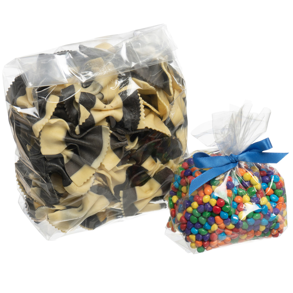 Image of Clear BOPP Candy Bags with Pinched Bottoms Image of Clear BOPP Candy Bags with Pinched Bottoms