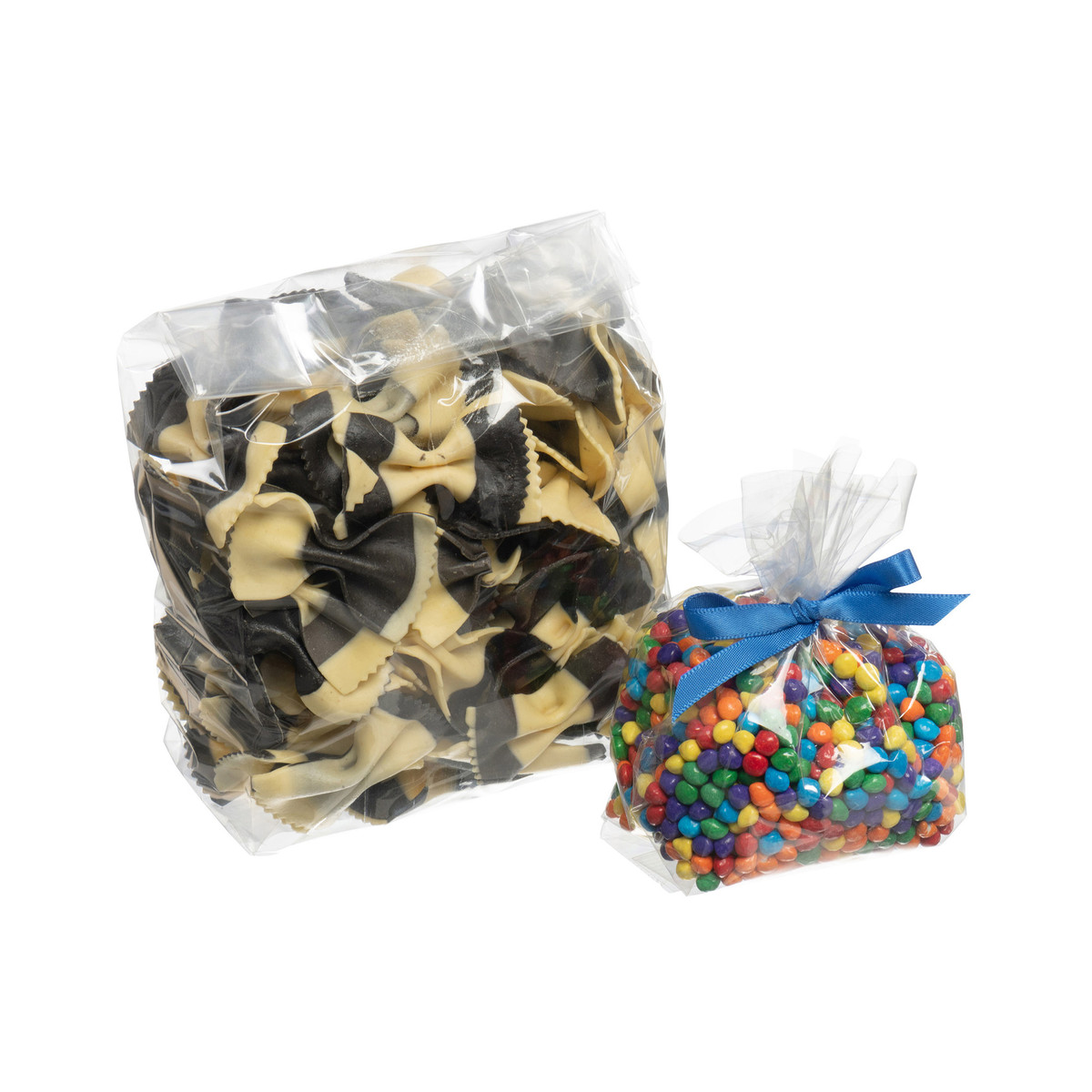 Image of Clear BOPP Candy Bags with Pinched Bottoms Image of Clear BOPP Candy Bags with Pinched Bottoms
