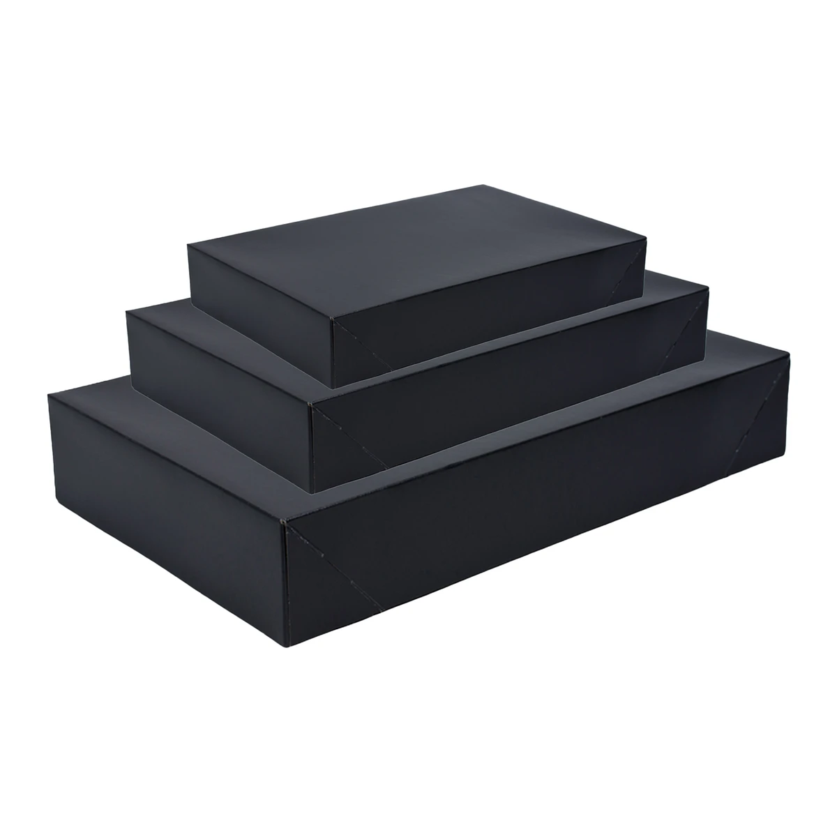 Image of Black Apparel Boxes