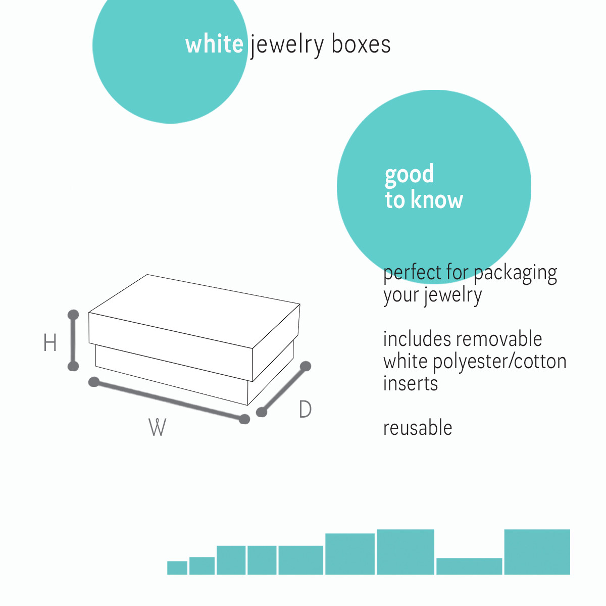 Image of White Jewelry Boxes