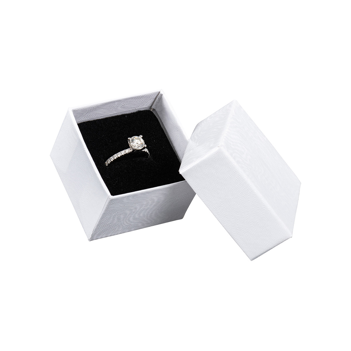 #1 Ring/Charm - White Swirl