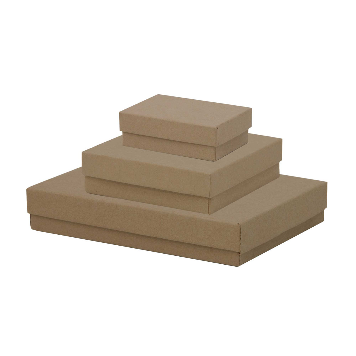 Image of Solid Kraft Jewelry Boxes