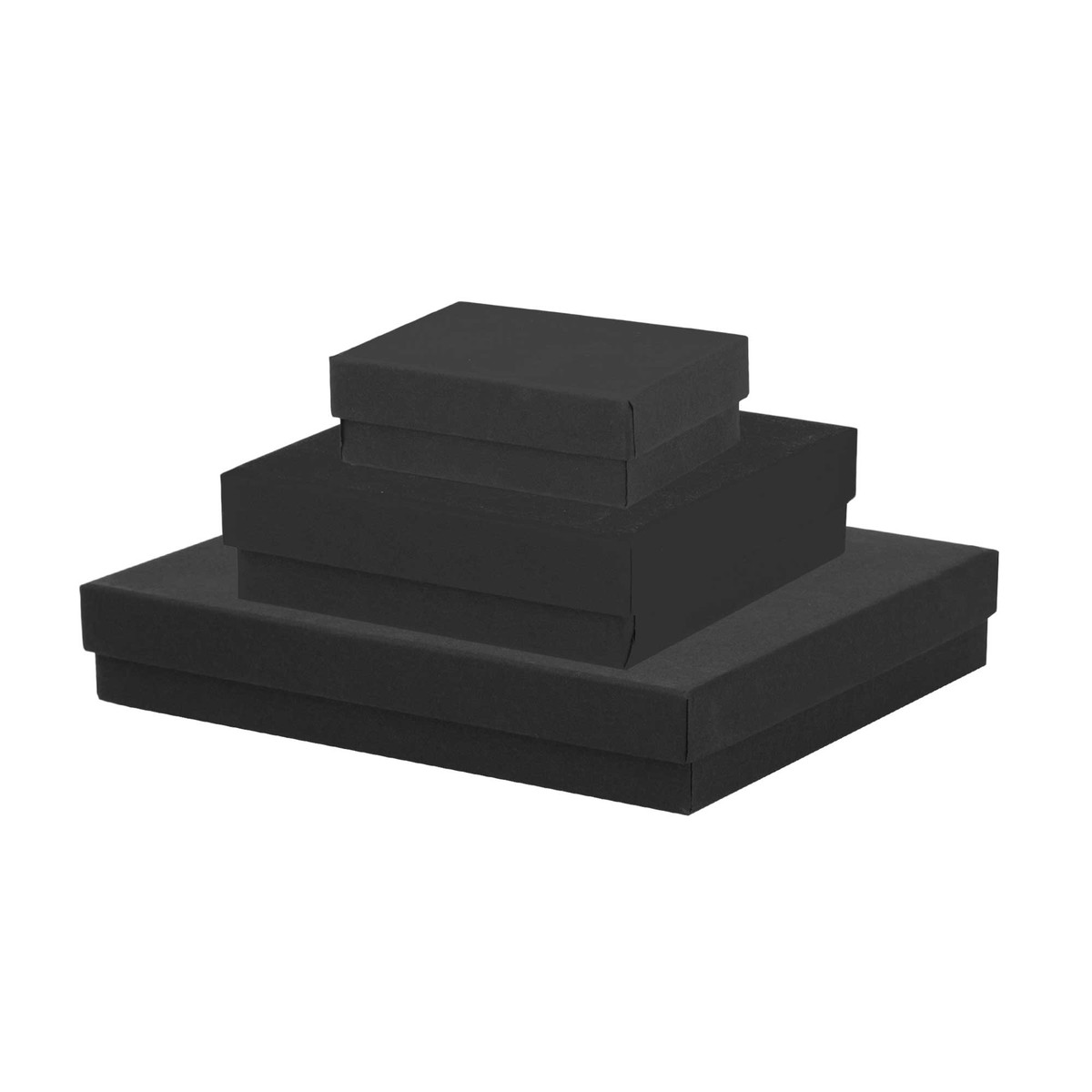Image of Matte Black Jewelry Boxes