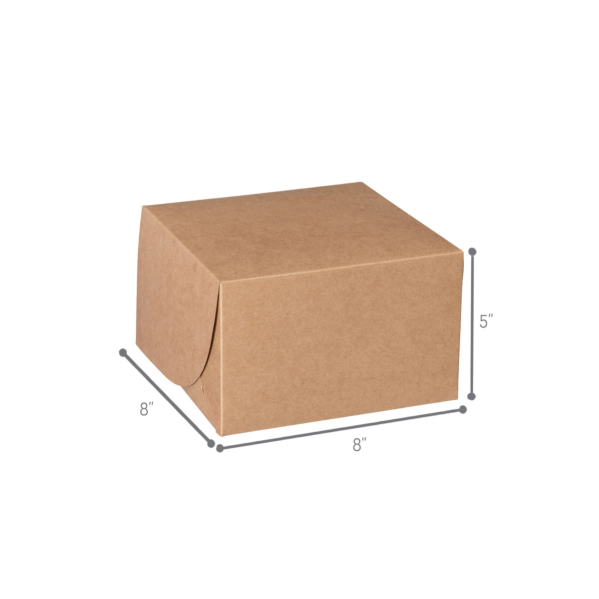 8 x 8 x 5in.