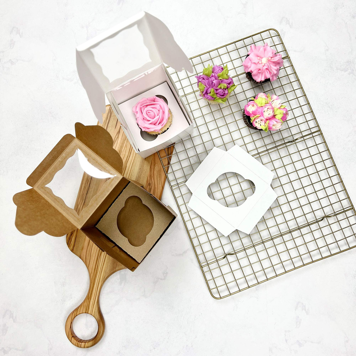 1 Cupcake - 4 x 4in.