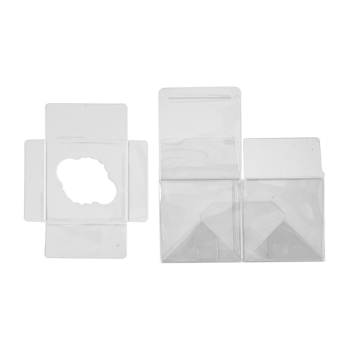 Image of Clear Cupcake Boxes with Inserts