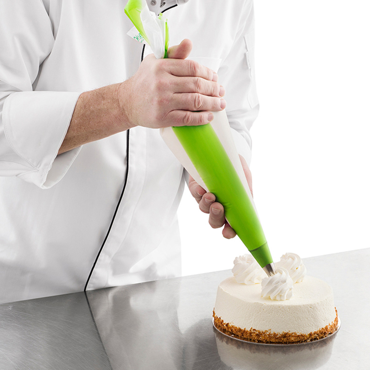 Green Stripe - 100 Bags/Roll - 12in.