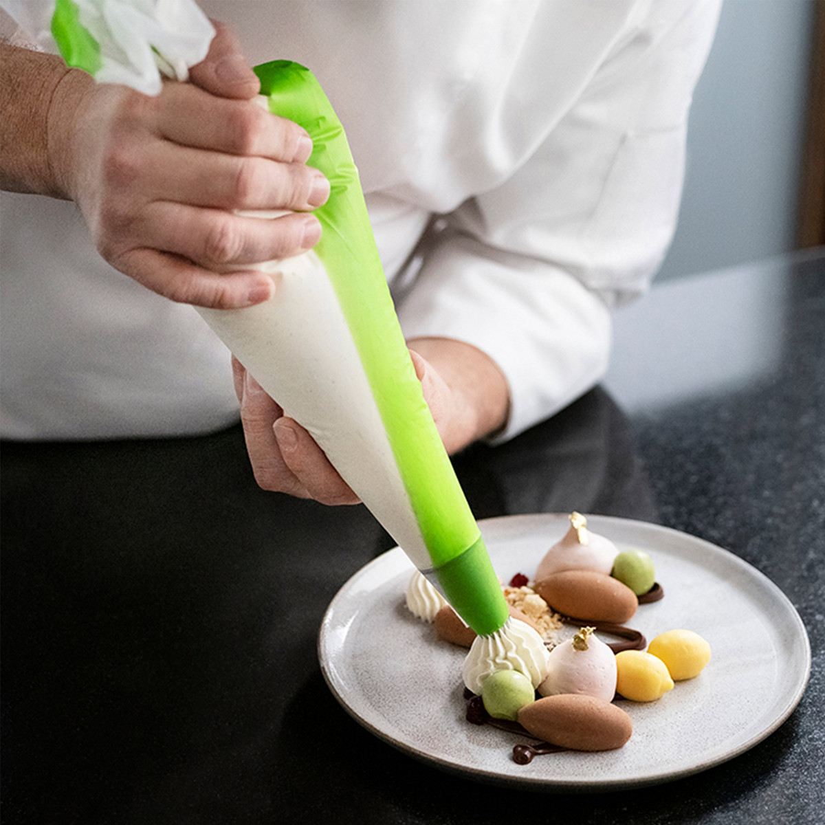 Green Stripe - 100 Bags/Roll - 12in.