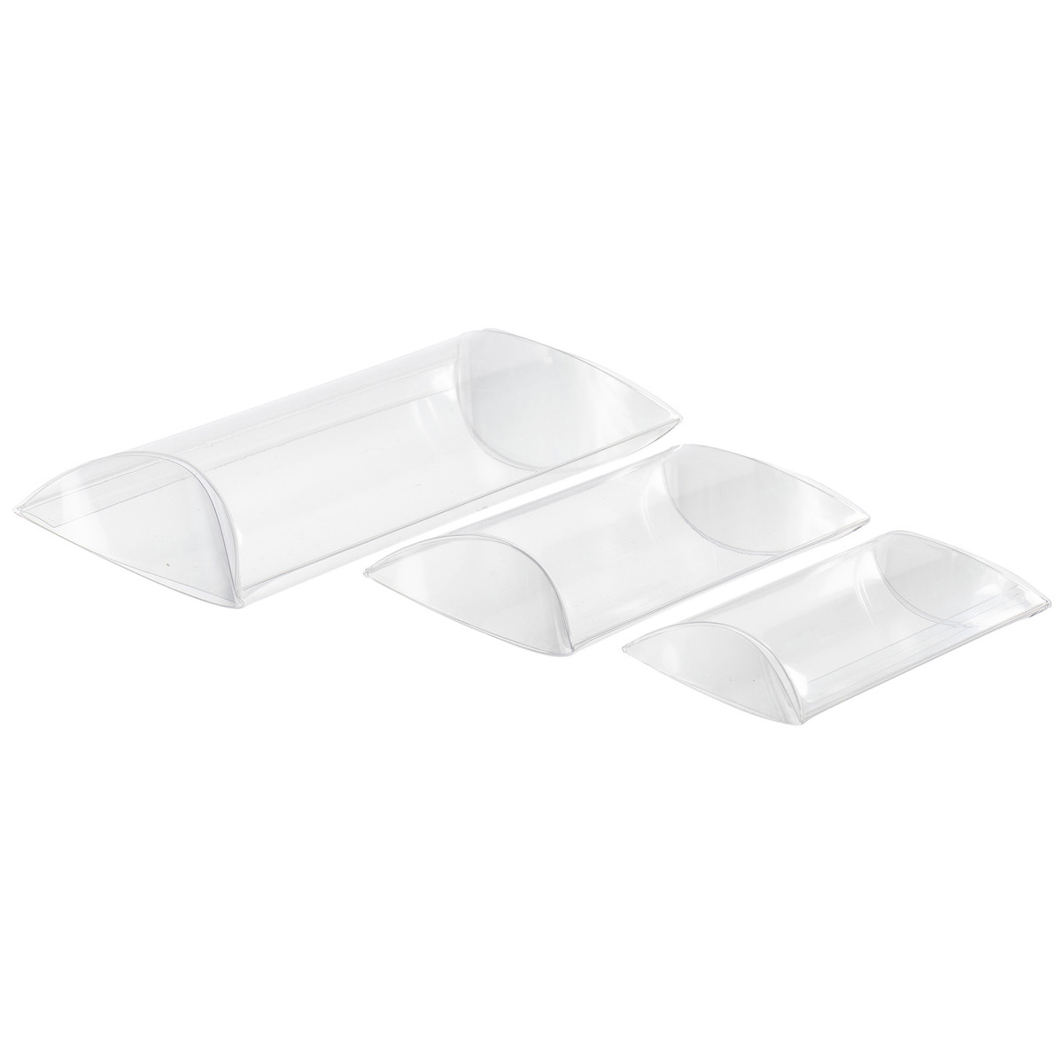 Image of Clear Pillow Boxes Image of Clear Pillow Boxes