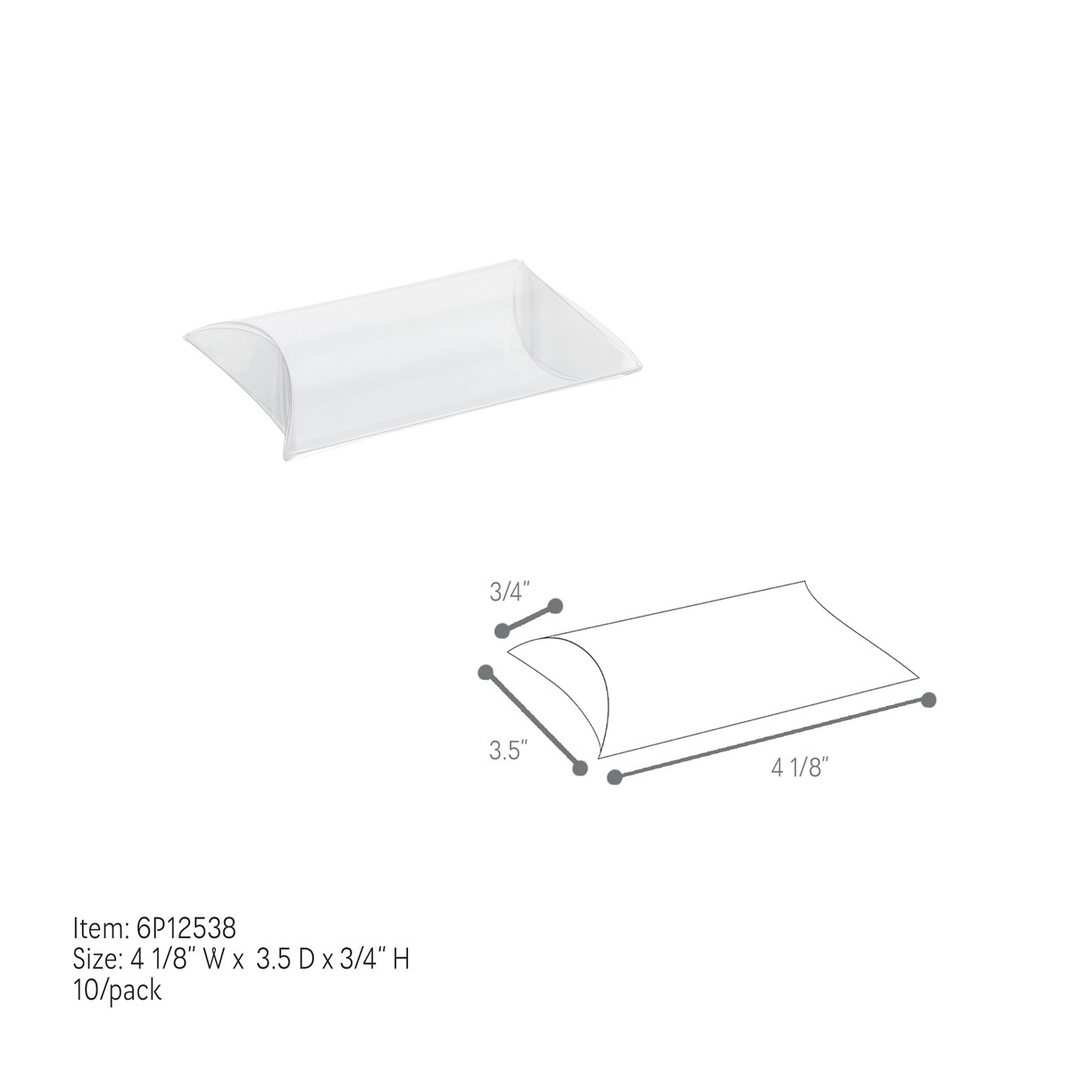 4 1/8 x 3.5 x 3/4 in.