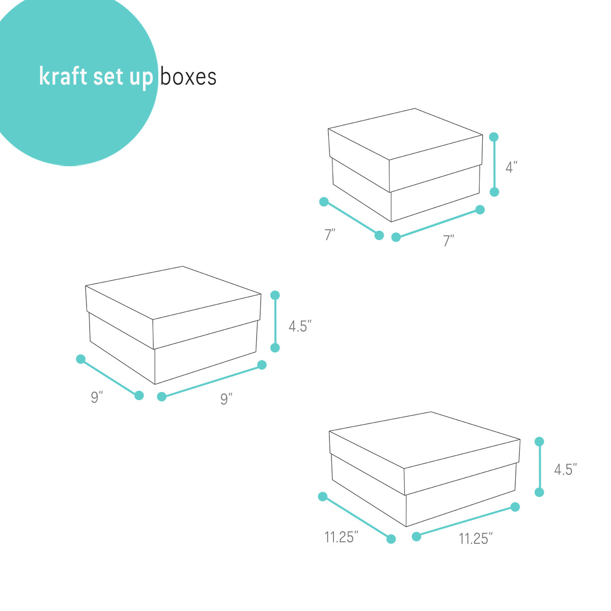 Image of Kraft Set Up Boxes
