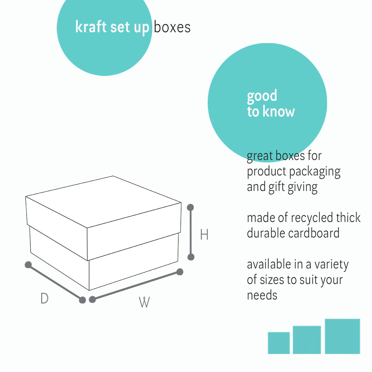 Image of Kraft Set Up Boxes