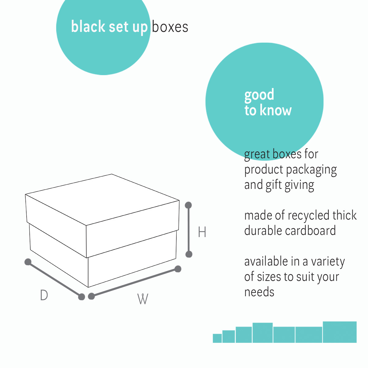 Image of Black Set Up Boxes