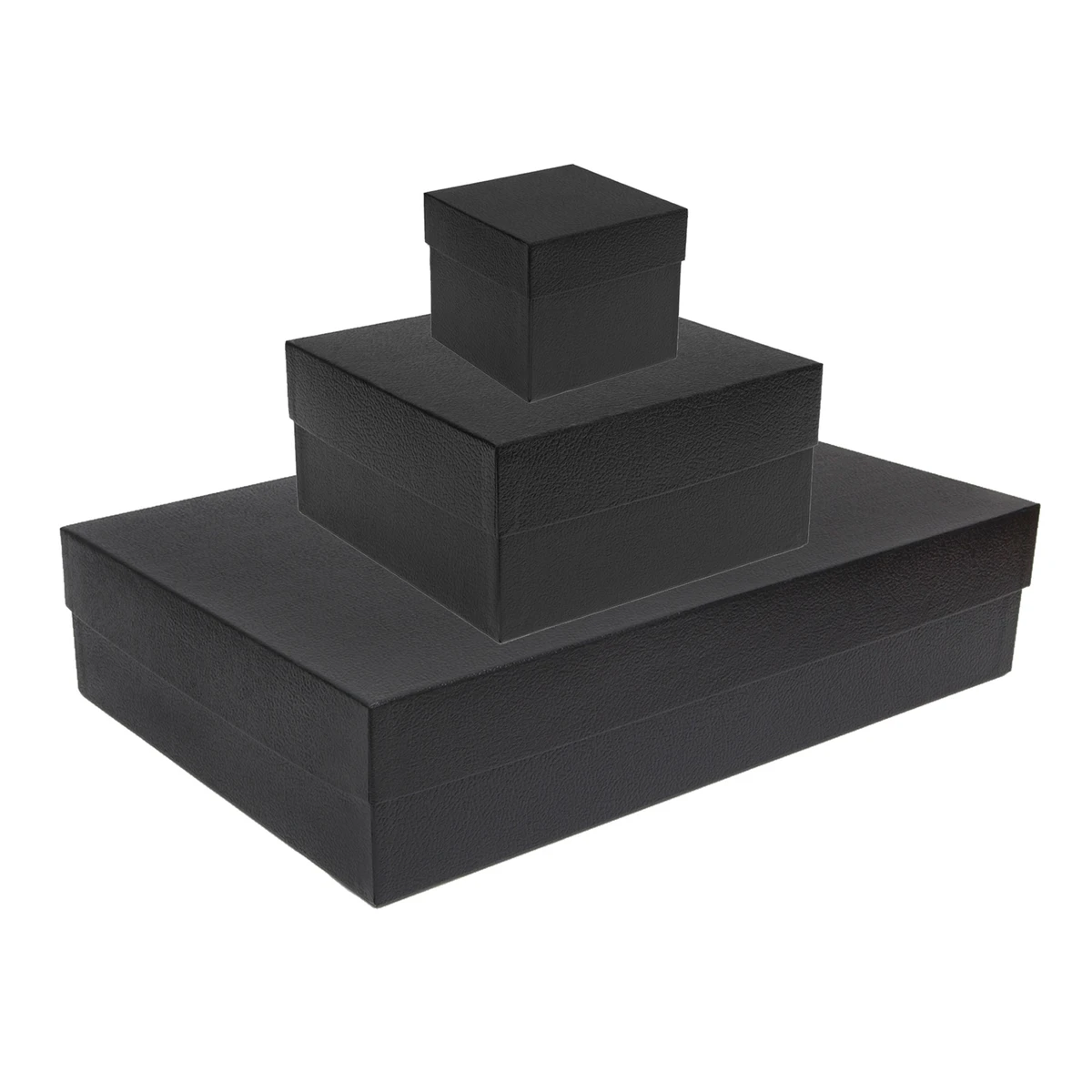Image des boîtes de rangement noires