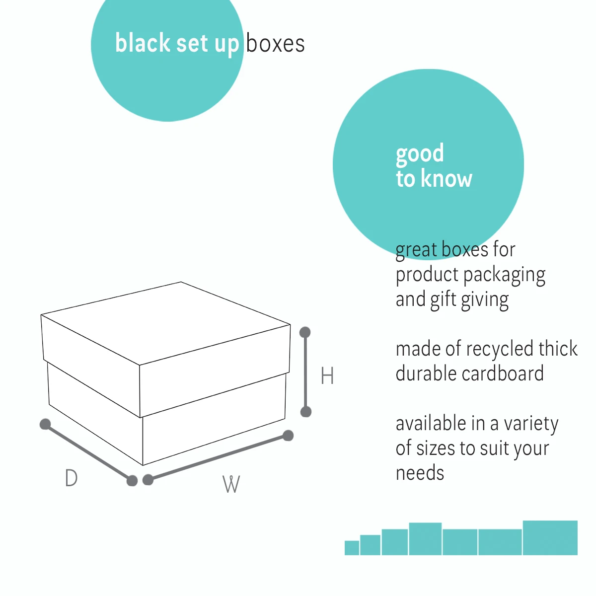 Image of Black Set Up Boxes