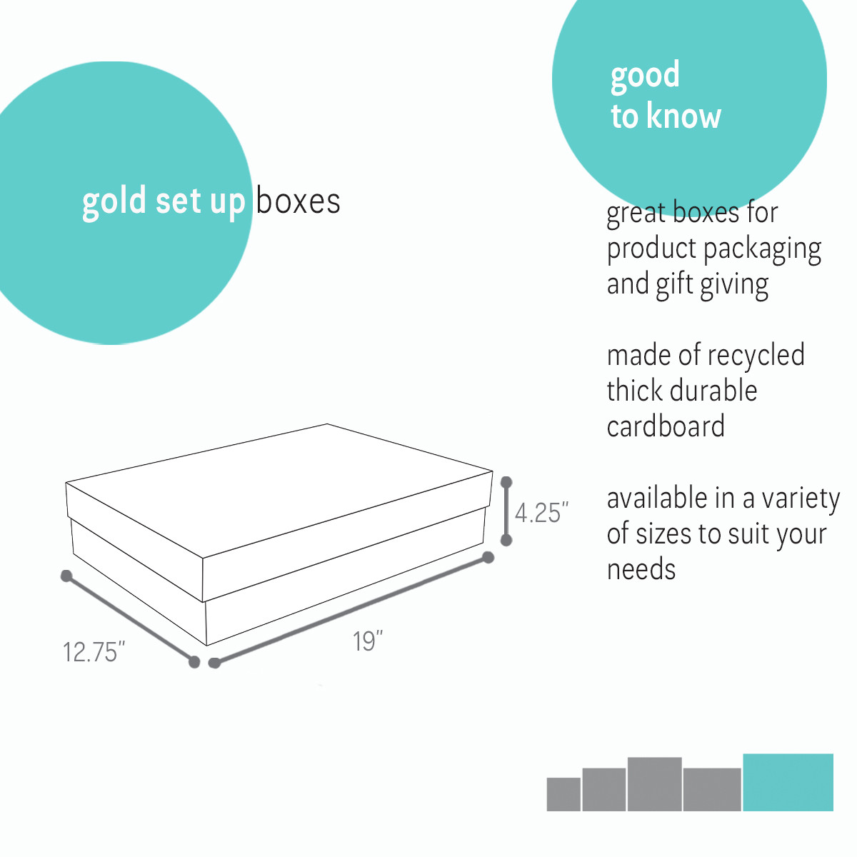 19 x 12.75 x 4.25in.