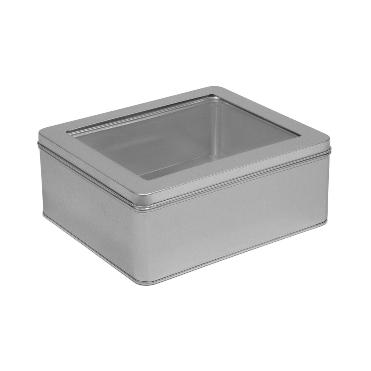 Image of Rectangle Metal Tin Containers