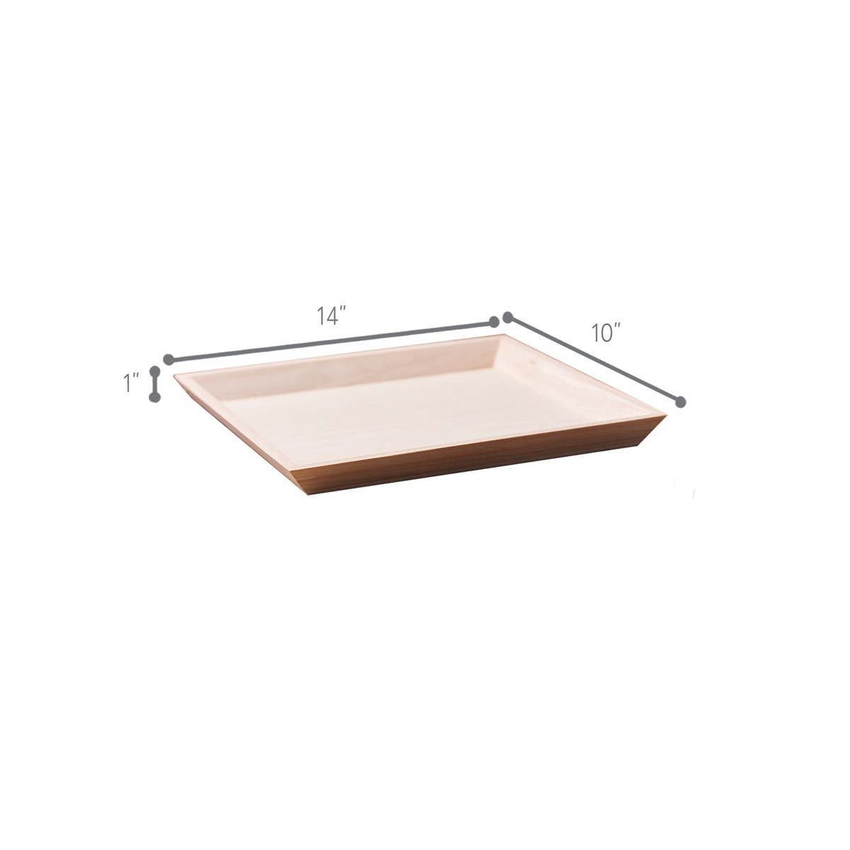 14 x 10 x 1in.