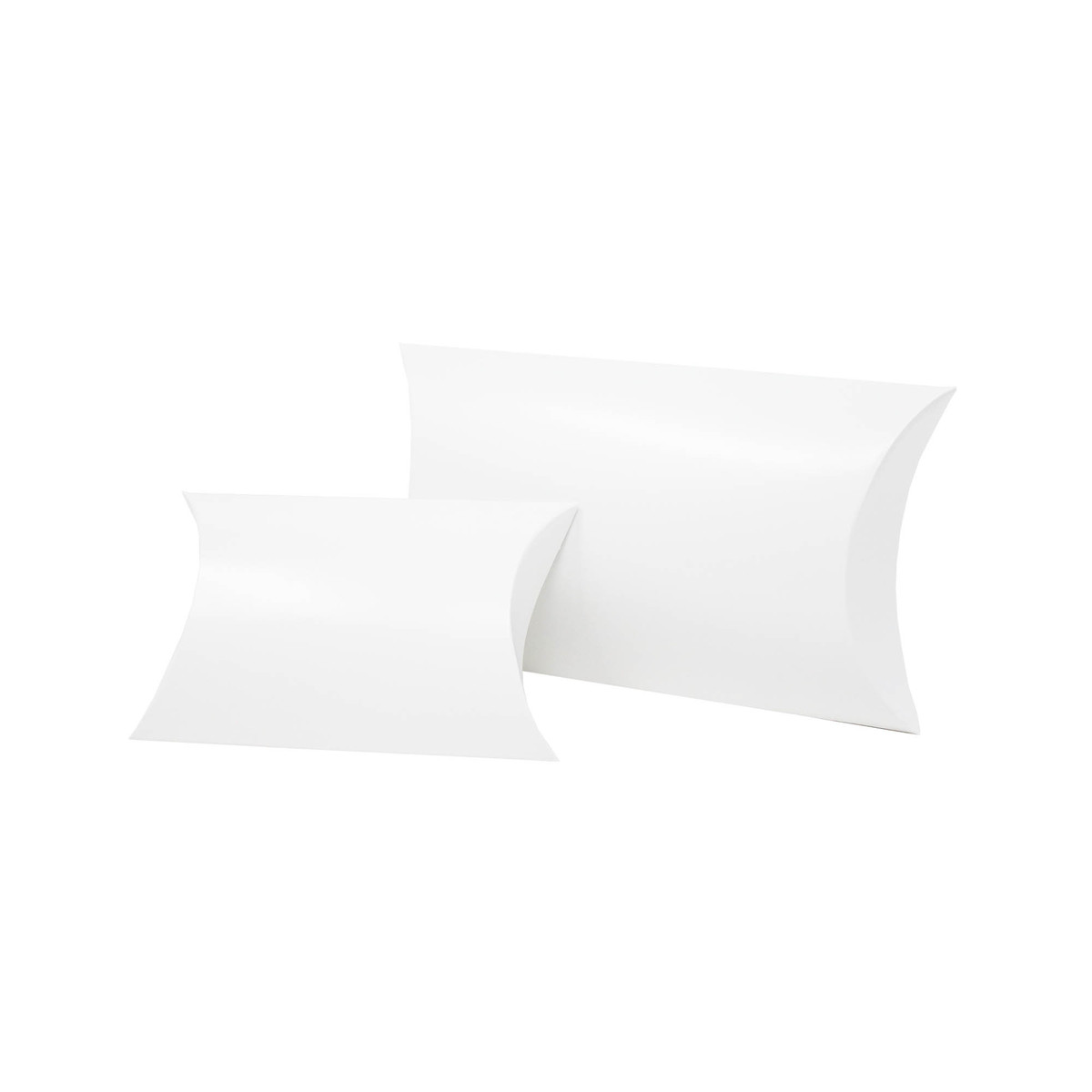 Image of White Gloss Pillow Boxes