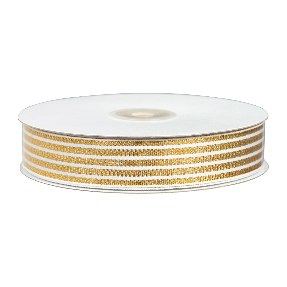 Gold/White - 7/8in. x 25yd