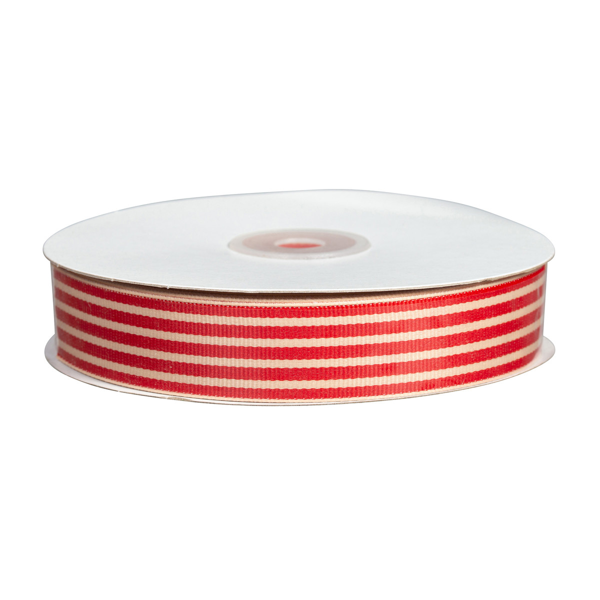 Red/Ivory - 7/8in. x 25yd