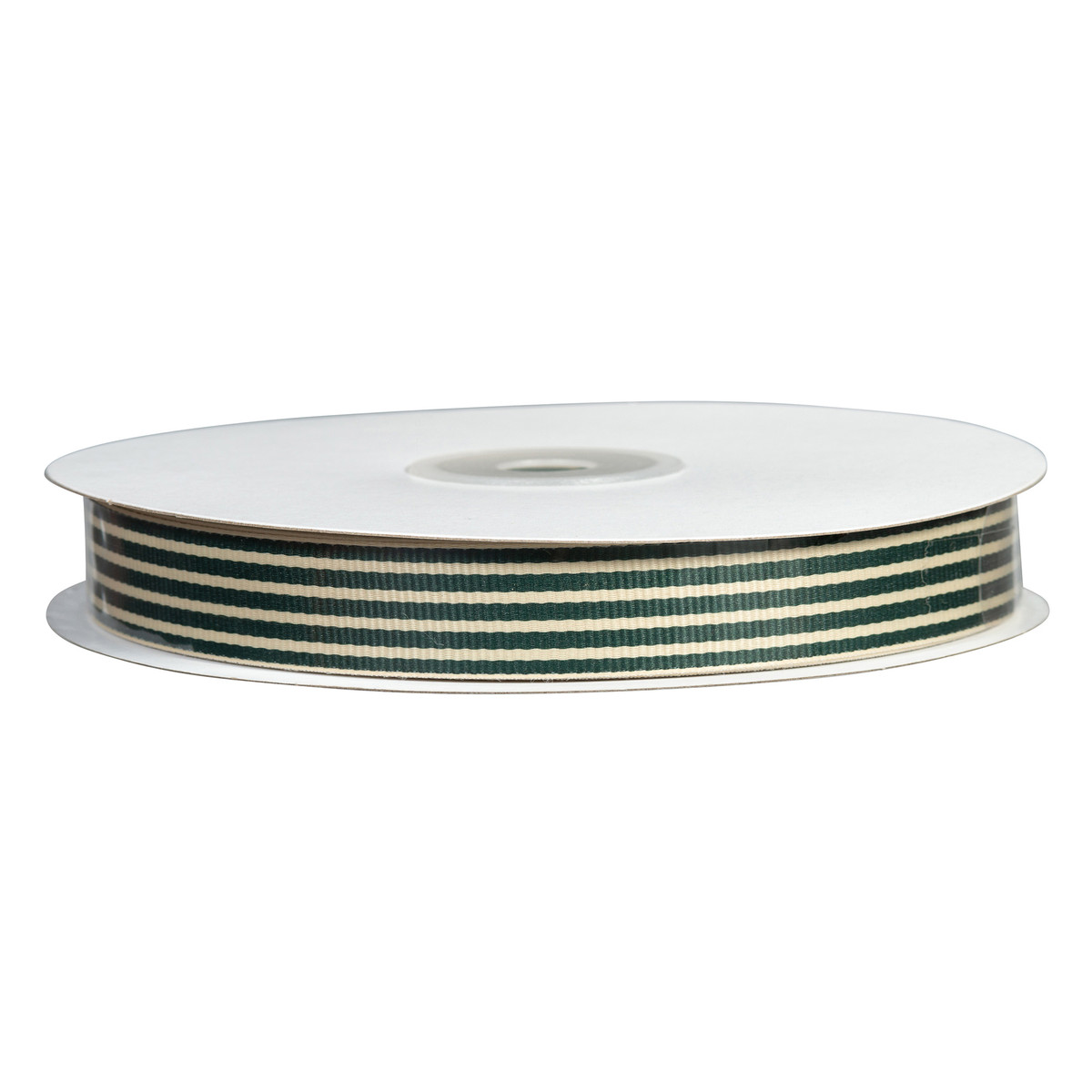 Green/Ivory - 5/8in. x 25yd