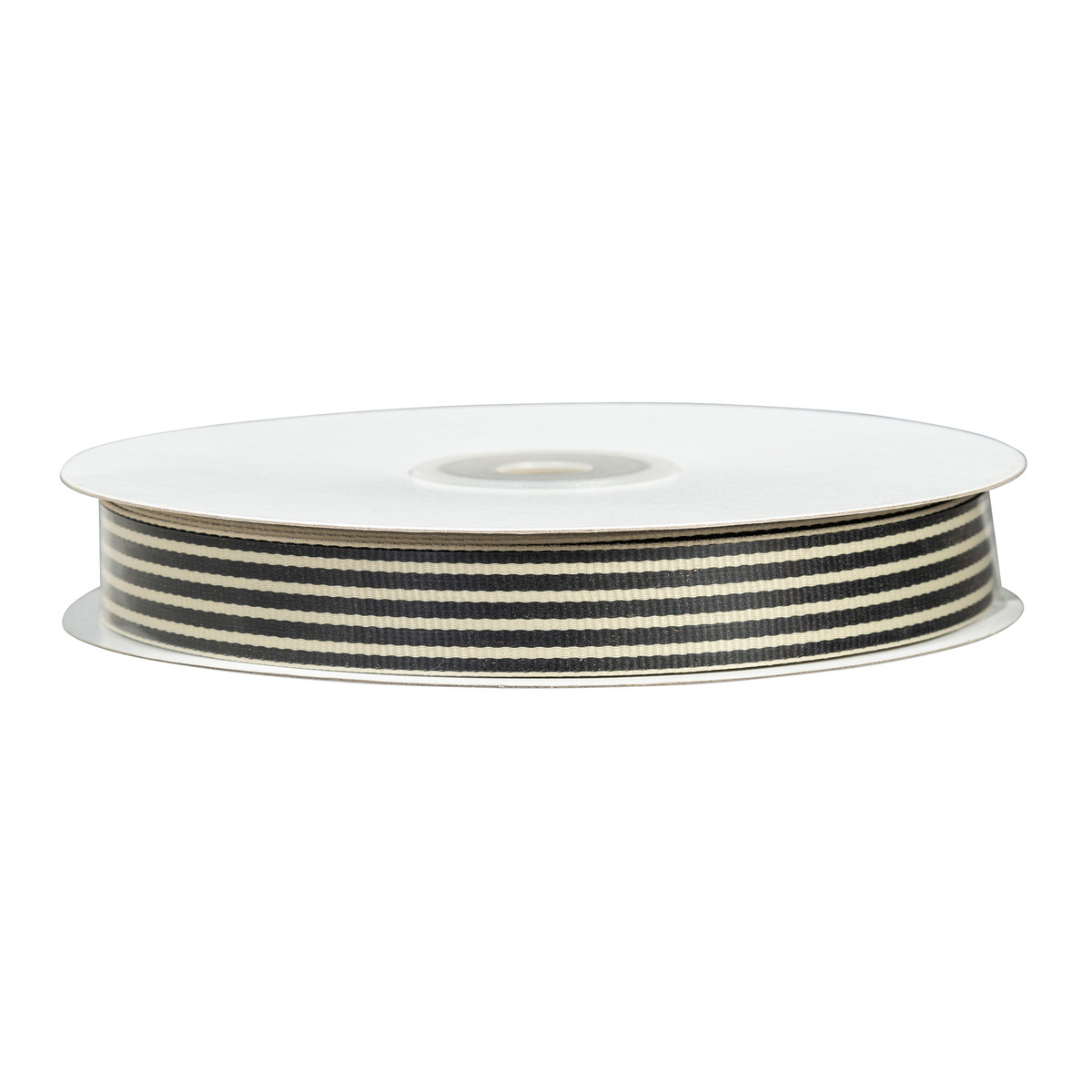 Black/Ivory - 5/8in. x 25yd