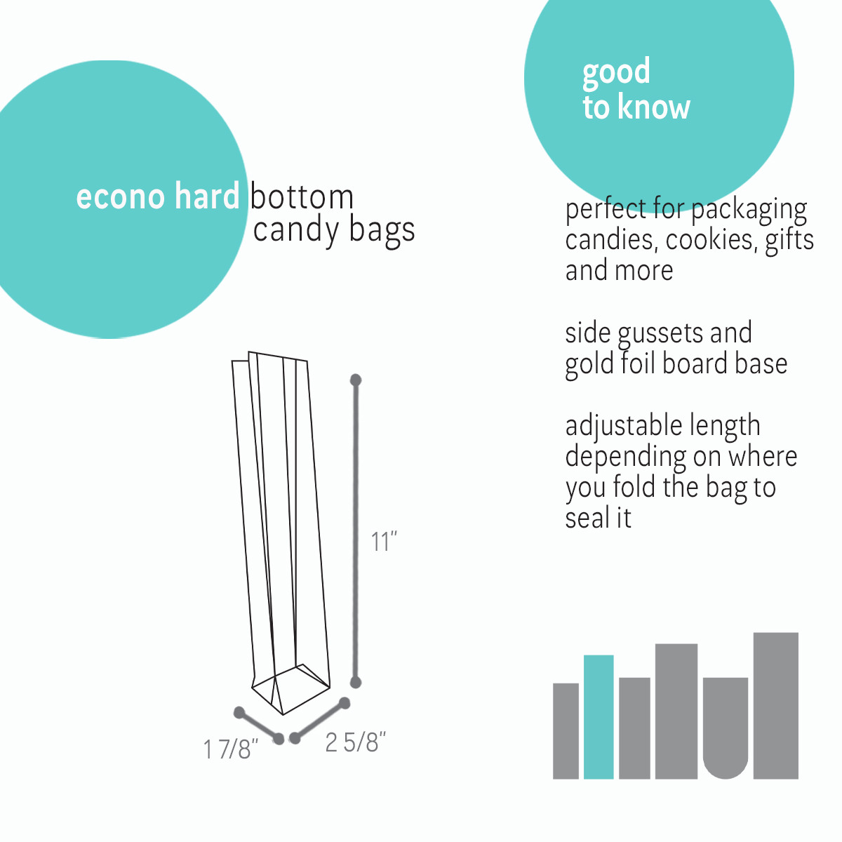 2-5/8 x 1-7/8 x 11in.