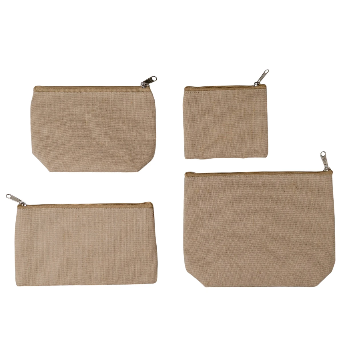 Image of Jute Zipper Pouches