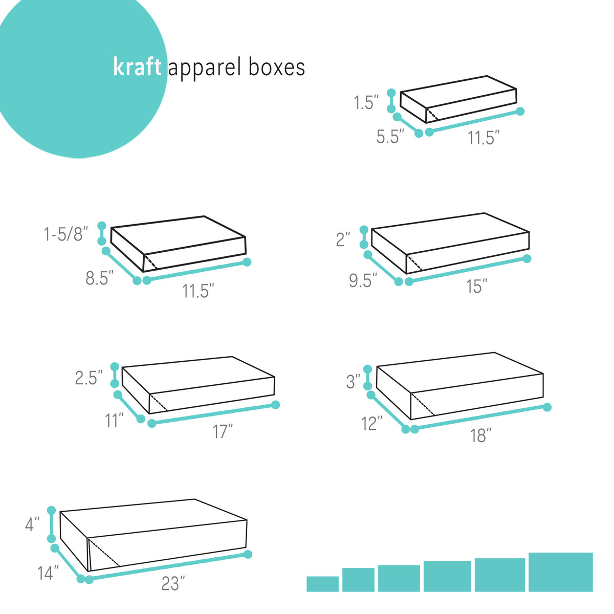 Image of Kraft Apparel Boxes