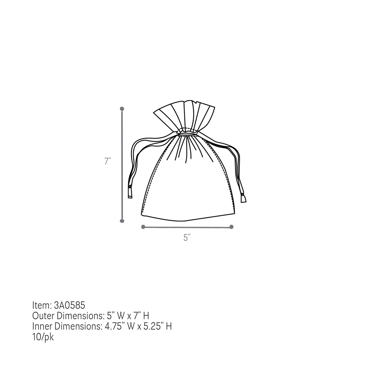 Turquoise - 5 x 7in.