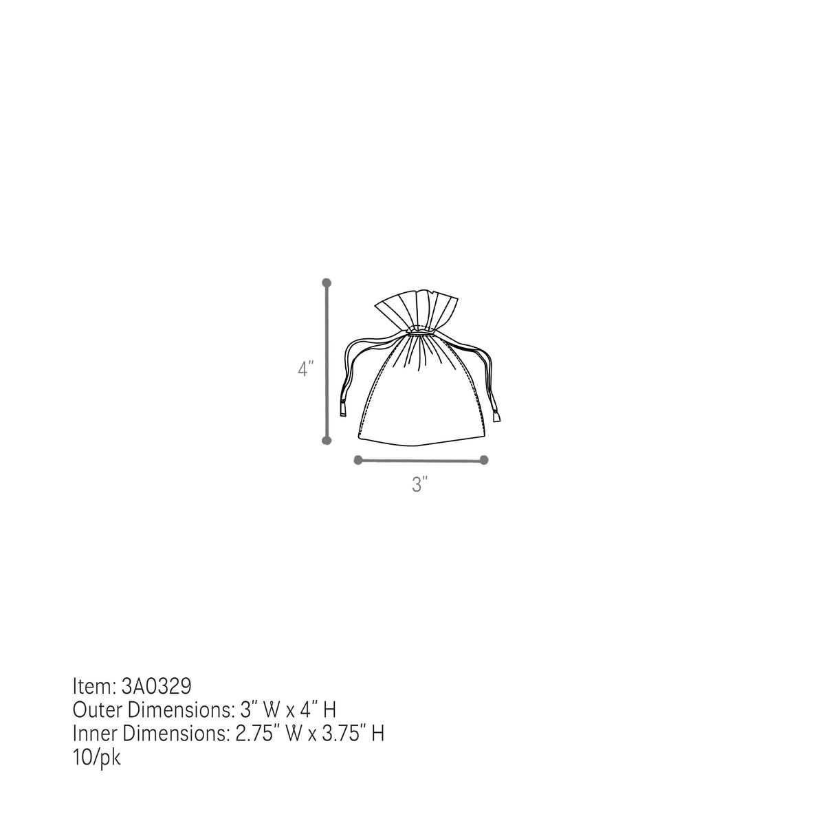 Antique Gold - 3 x 4in.