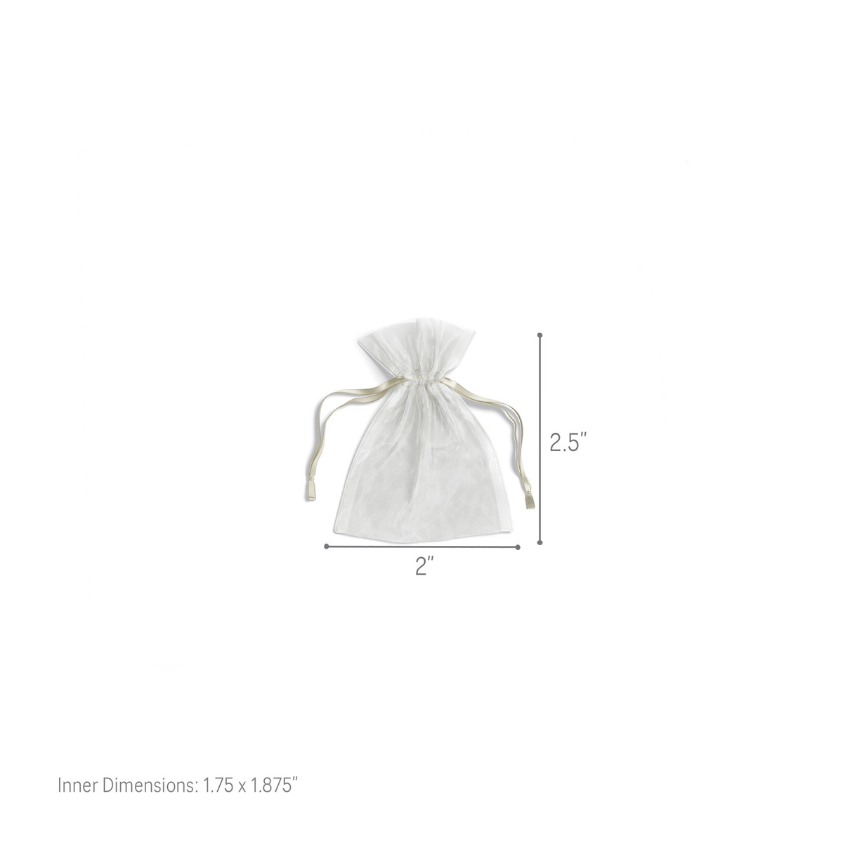 Ivory - 2 x 2.5in.