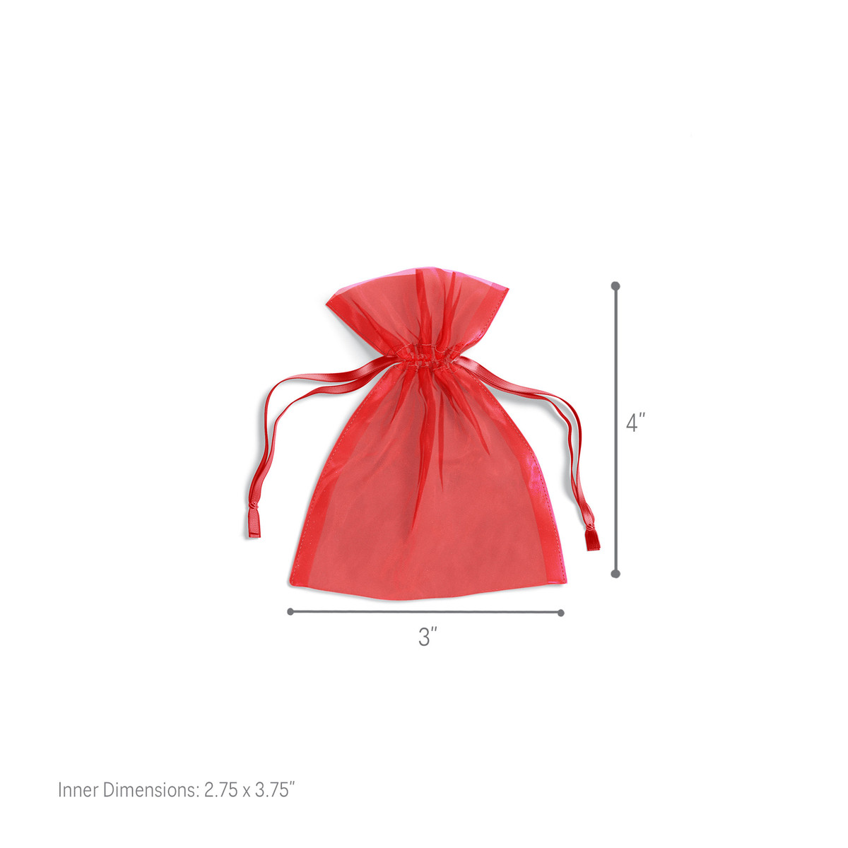 Red - 3 x 4in.