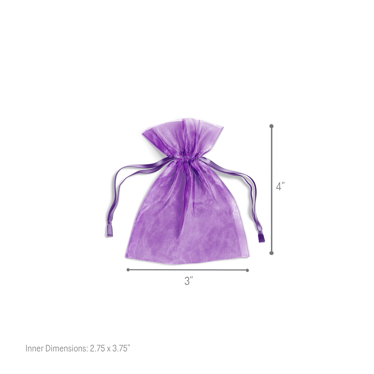 Purple - 3 x 4in.